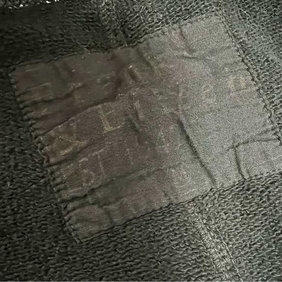 Frank & Eileen Catherine Favorite Cropped Wide Sweatpants Triple Fleece Navy - Picture 6 of 14